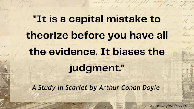A Study in Scarlet Quotes by Sir Arthur Conan Doyle
