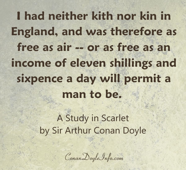 A Study in Scarlet Quotes by Sir Arthur Conan Doyle