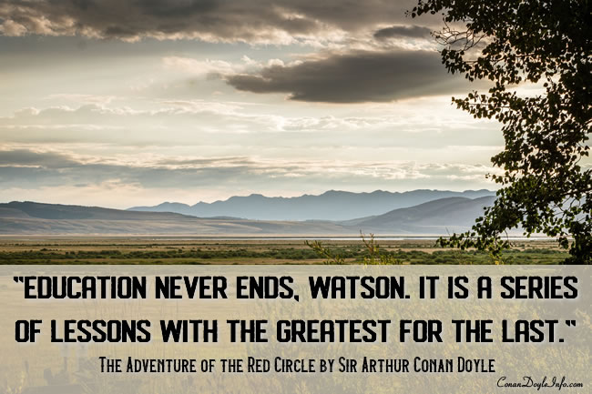 The Adventure of the Red Circle Quotes by Sir Arthur Conan Doyle