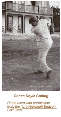 Conan Doyle Golfing