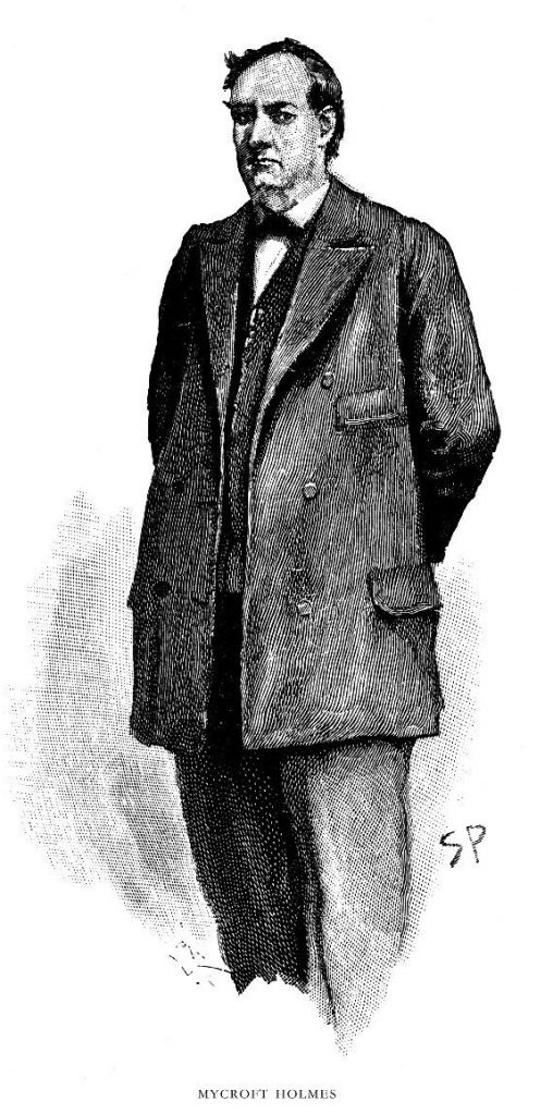 Mycroft Holmes, by Sidney Paget.